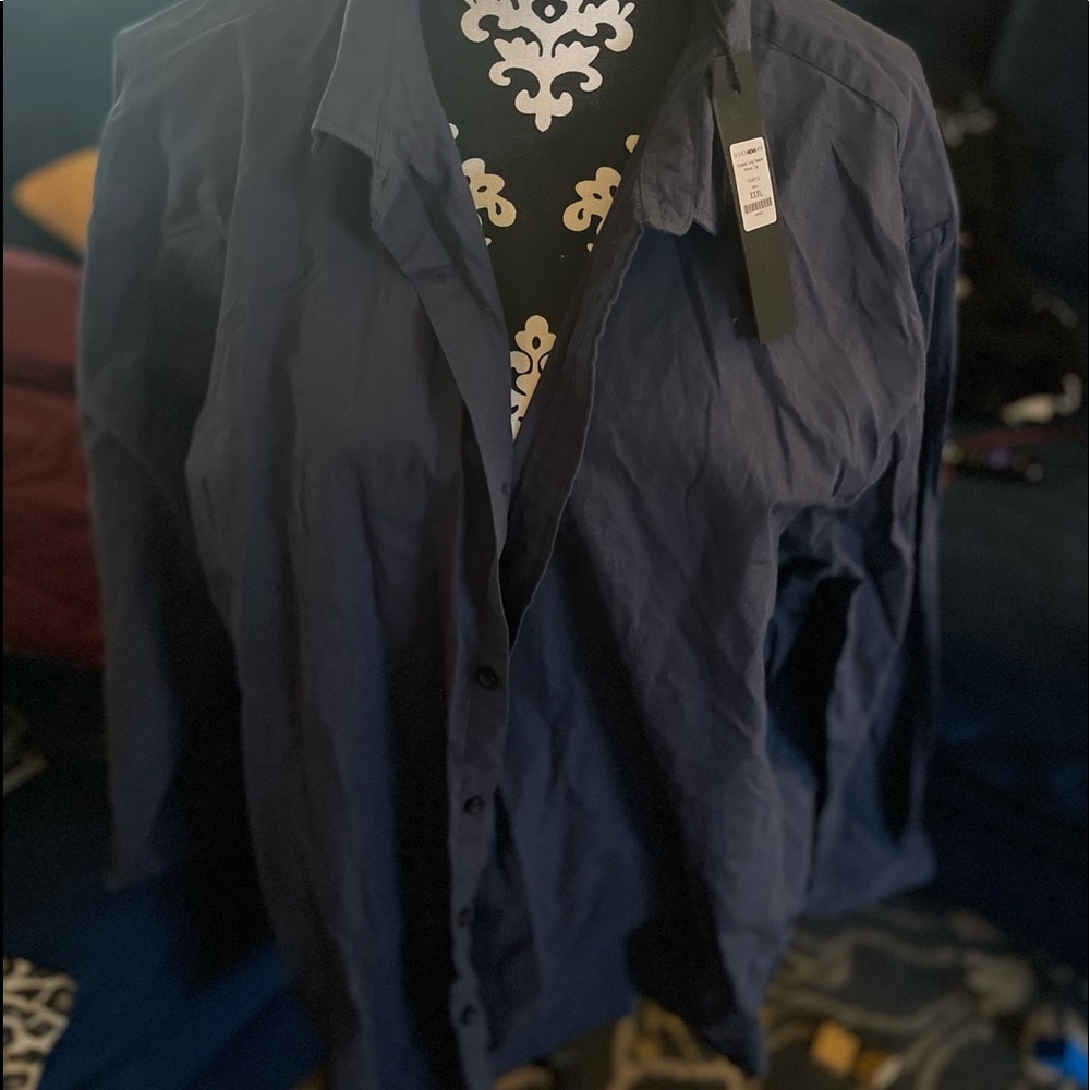 Fashion nova|Navy Button up